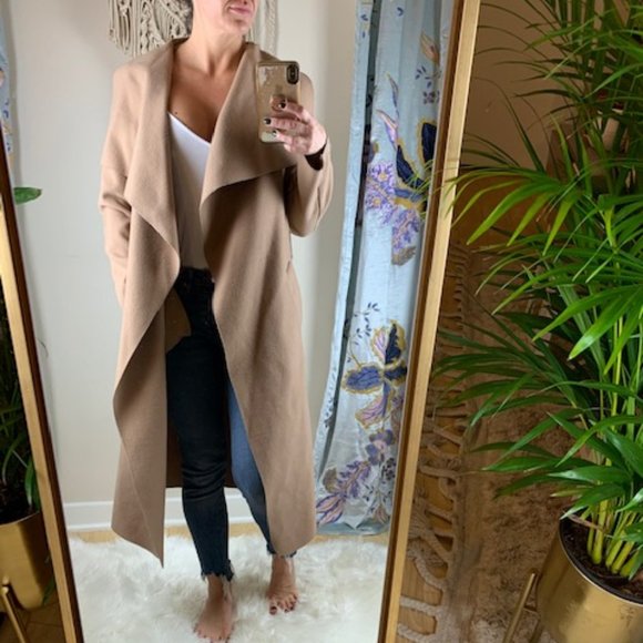 Missguided • Waterfall Trench Coat • Beige • 6 - Picture 3 of 12